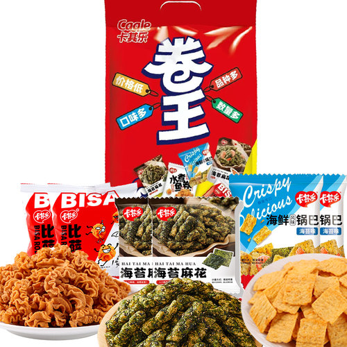 卡其乐卷王轰趴零食大礼包