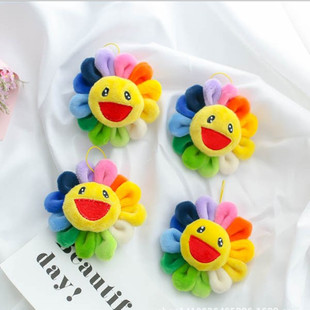 抖音华晨宇同款村上隆太阳花挂件胸针女可爱日系别针装饰百搭配饰