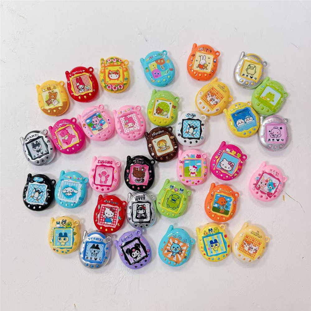 手作配件拓麻歌子游戏机卡通串珠diy手工饰品材料明星周边物料