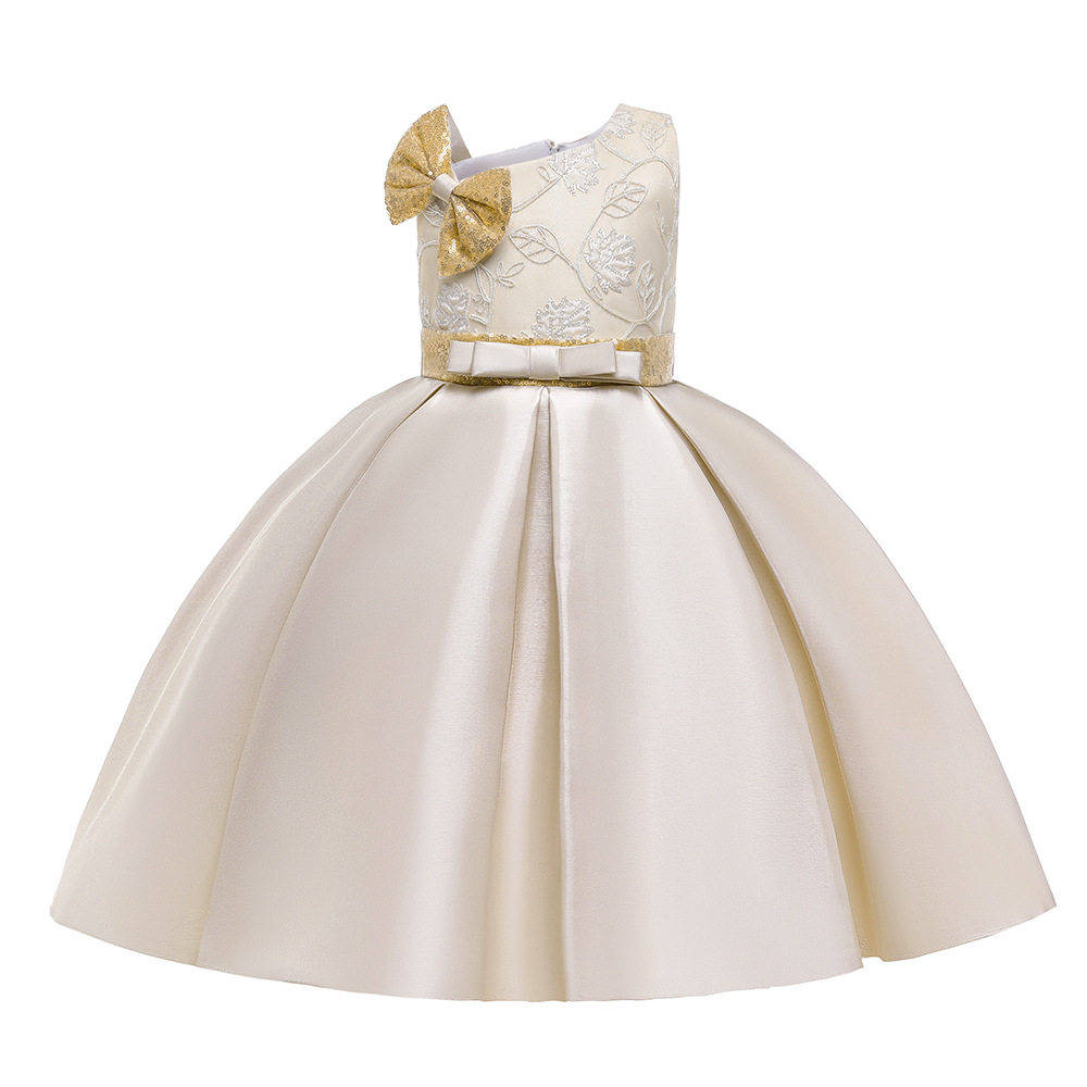 外贸童装儿童礼服公主裙 女童生日洋气婚纱花童连衣裙baby dress
