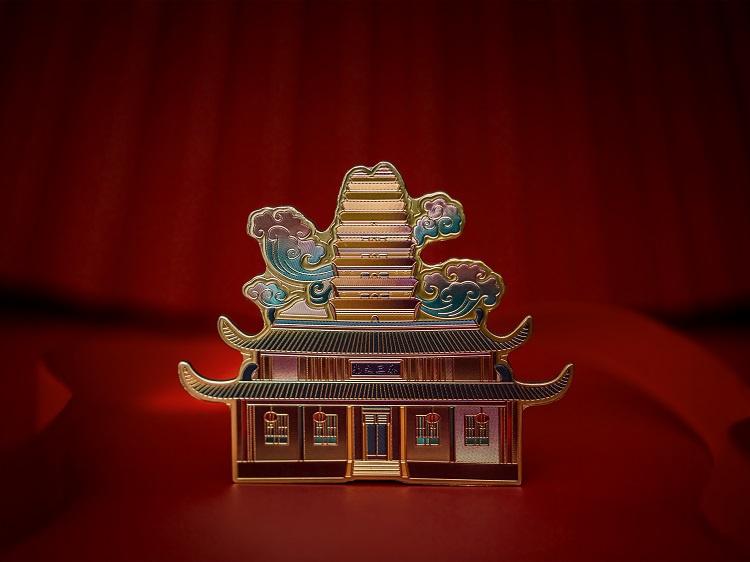 西安旅游纪念品陕西历史博物馆p钟楼城墙大雁塔古建