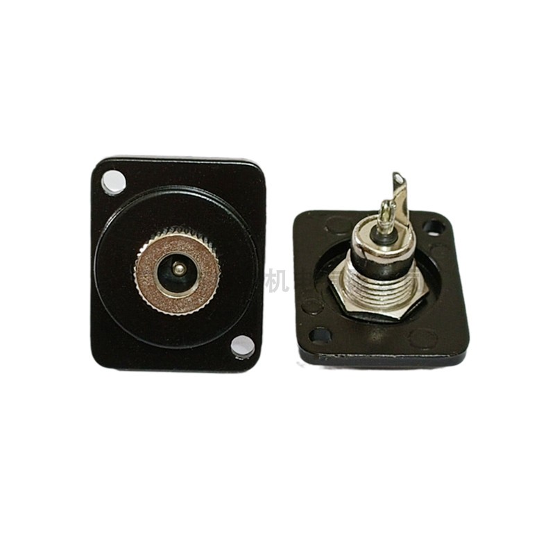 黑色DC5525直流电源转接头