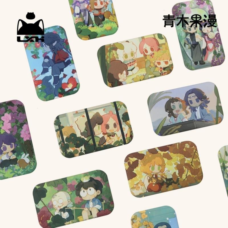 【正版现货】罗小黑2025年节气徽章花与诗二弹方形无限吧唧周边