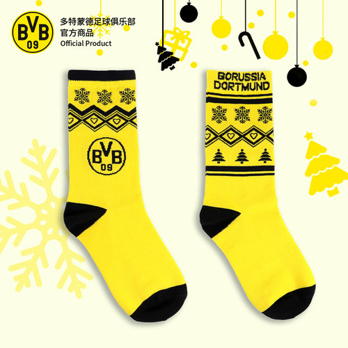 秋冬厚袜子多特蒙德中筒保暖袜