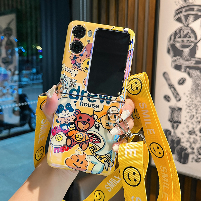 oppofindn2flip黄色潮牌手机壳