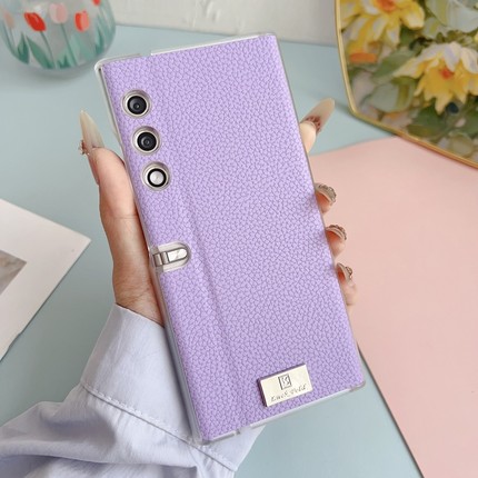 适用华为荣耀VPurse手机壳VCA一AN00折叠屏honor高级感vpures荔枝纹v防摔purse透明vpurs创意新款honorvpurse