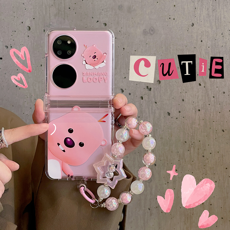 适用华为Pocket2手提链条手机壳