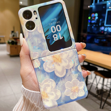OPPOFindN2Flip手机壳oppofandn文艺花朵OPPOfind油画oppon3flip折叠屏PGT110日韩findn2filp女款0pp0n2f1ip