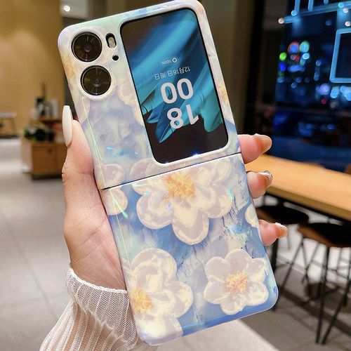 oppofindn2flip油画花朵手机壳