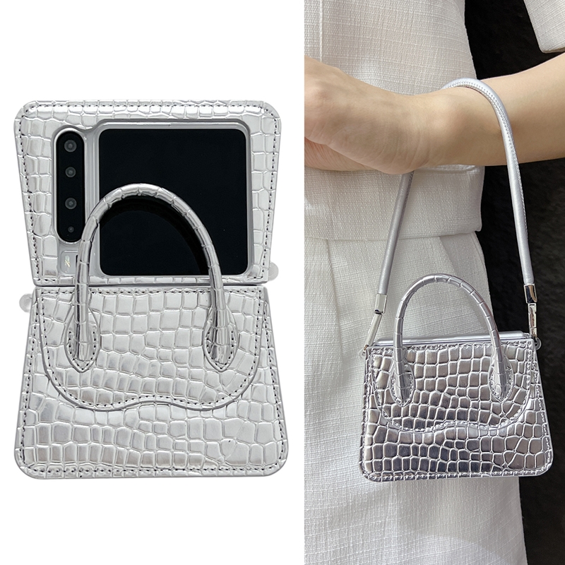 适用华为purax手机壳pura典藏版X外壳新款prua阔折叠屏2025时尚鳄鱼纹pruax手提包pure网红女px皮质purex轻奢