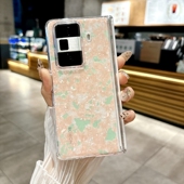 适用华为荣耀MagicVS3手机壳Magic折叠屏VS3贝壳纹FLC一AN00保护套magicv3s磁吸铰链全包mgaicvS3带中轴honor