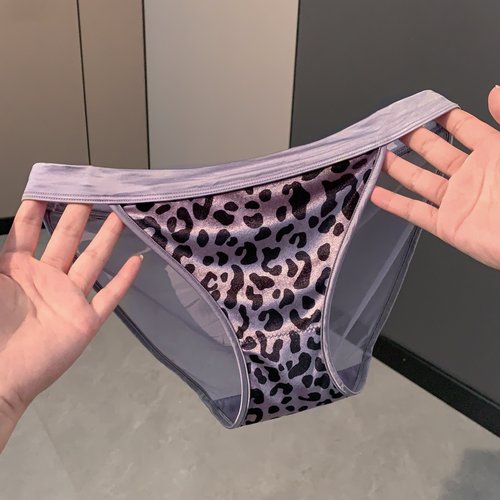 高开叉性感豹纹内内太有心机啦