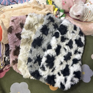 无毛猫衣服冬季皮草马甲外套仿兔毛大衣内里棉加厚斯芬克斯猫衣服