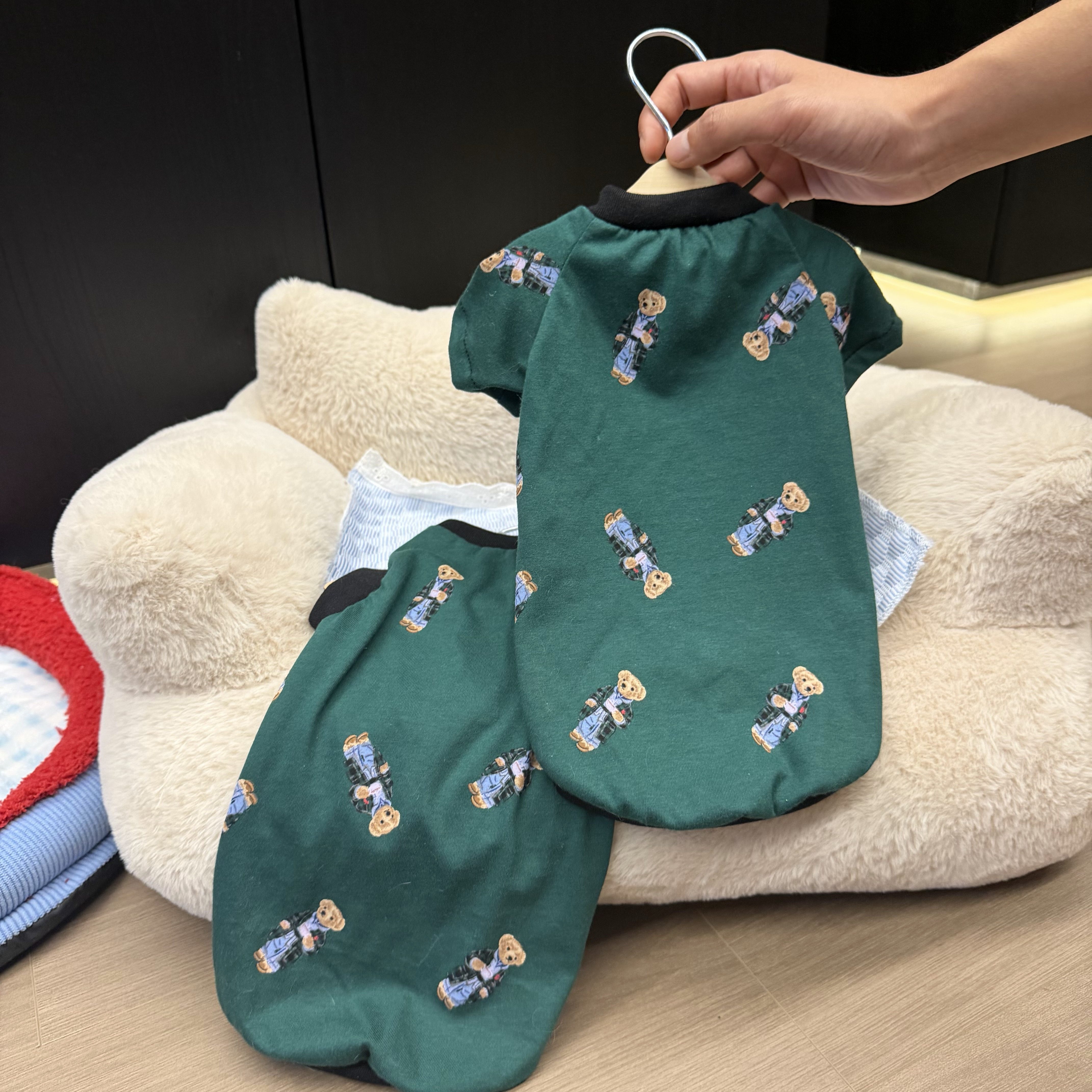 无毛猫衣服夏季薄棉潮牌帅气禁脏矮脚背心短袖舒服透气德文猫衣服图片