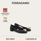 新年礼物 FERRAGAMO菲拉格慕女士镂空蝴蝶结高跟鞋
