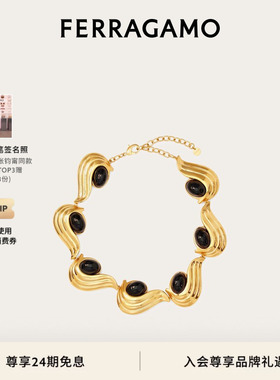 【张钧甯同款】FERRAGAMO菲拉格慕女士宝石项链
