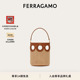 新年礼物 FERRAGAMO菲拉格慕女士Gancini迷你水桶包