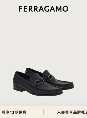 【12期免息】FERRAGAMO菲拉格慕男士GANCIO莫卡辛鞋乐福鞋