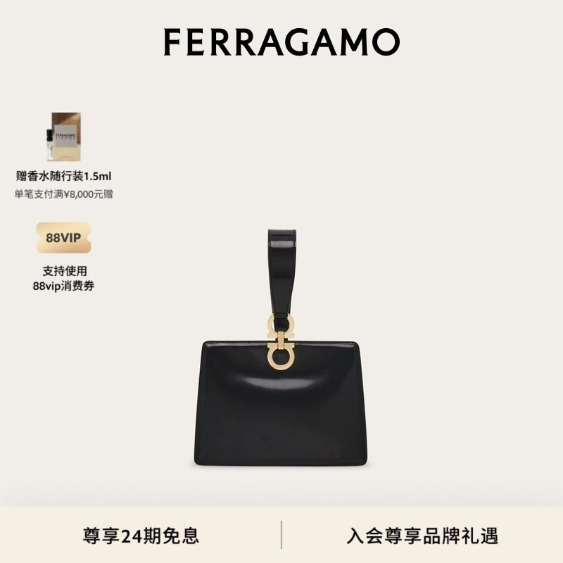 【新年礼物】FERRAGAMO菲拉格慕女士Gancini迷你手拿包,箱包皮具/热销女包/男包,通用款女包,淘宝优惠券,粉丝福利购,淘宝优惠卷