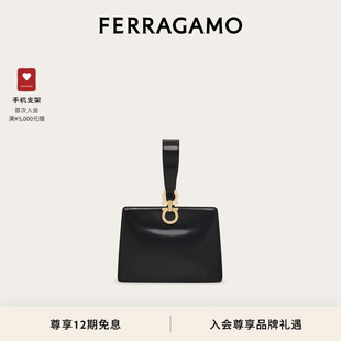 FERRAGAMO菲拉格慕女士Gancini迷你手拿包 12期免息