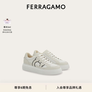 FERRAGAMO菲拉格慕男士 Gancini低帮休闲鞋 6期免息