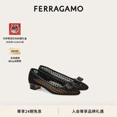 新年礼物 FERRAGAMO菲拉格慕女士Vara蝴蝶结高跟鞋