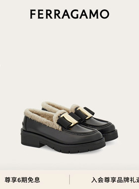【6期免息】FERRAGAMO菲拉格慕女士Vara乐福鞋莫卡辛鞋