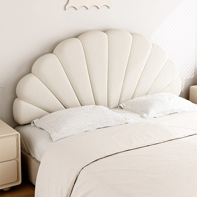 床头靠背垫软包2025新款半圆床头靠垫网红奶油风榻榻米改造大靠枕