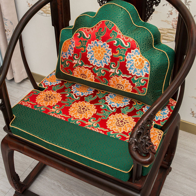 中式红木沙发椅子坐垫古典家具餐椅垫太师椅实木垫子茶桌凳子靠垫