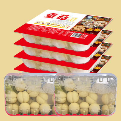 麦圈圈蛋菇鸡蛋灌肠凉拌即食火锅