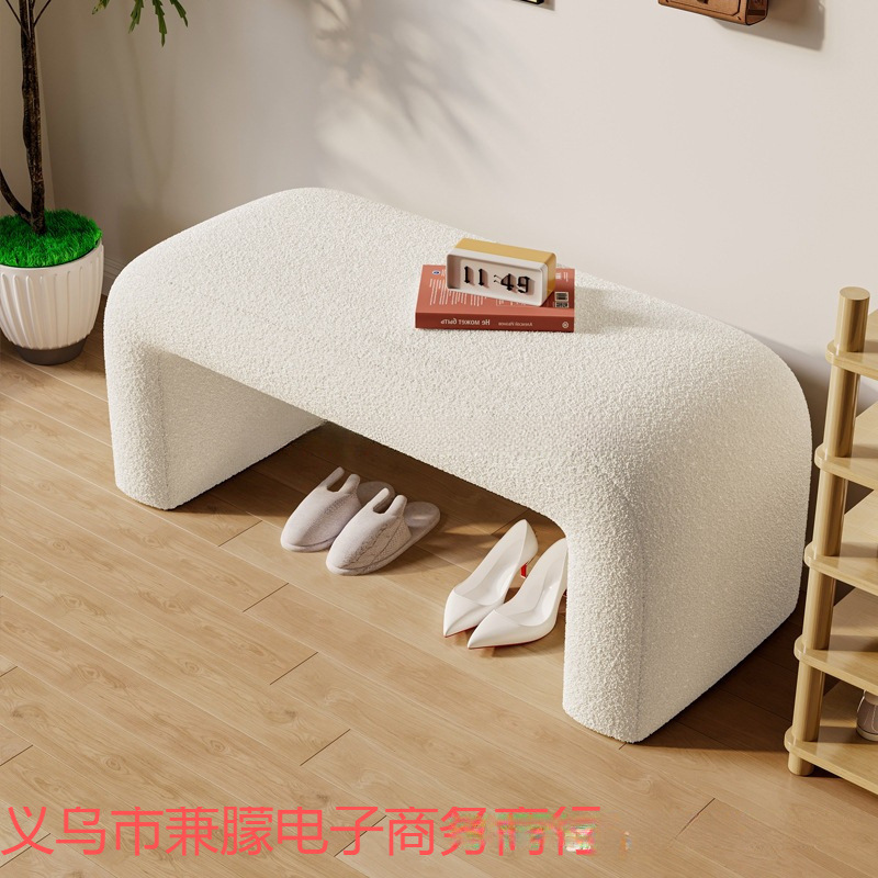 换鞋凳家用门口入户穿鞋凳轻奢高级感客厅沙发坐凳试衣间长条凳子