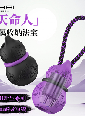 SIKAI糖荳240W钥匙扣挂绳快充5A数据线CC充电短线收纳神器240W充电线PD3.1适用于小米苹果17ProMax华为/vivo