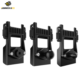 1英寸球头手台对讲机车载固定支架托架17mm 4螺丝孔配件出风口