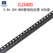 10个 贴片SOT CJ3400 5.8A MOS管场效应管AO3400 丝印R0 30V