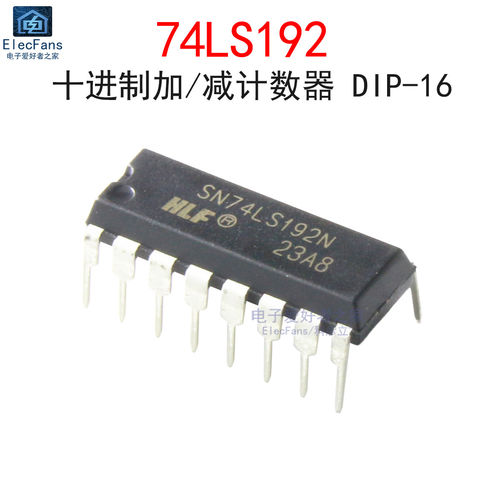 原装74LS192 直插DIP-16 可预置BCD双时钟可逆计数器SN74LS192N