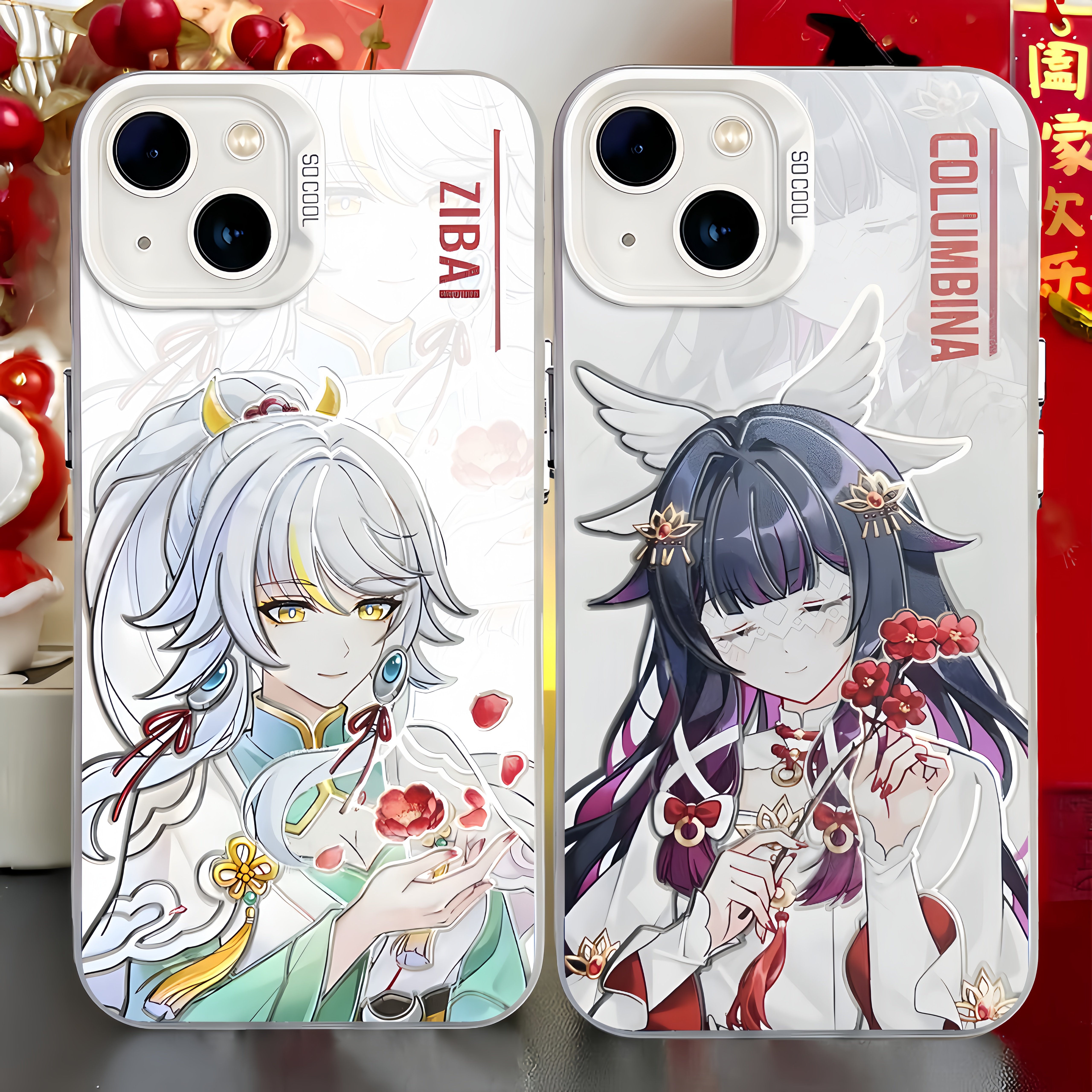原神手机壳新年少女芙宁娜兹白桑多涅仆人适用苹果17iPhone16磁吸彩银小米15华为m70红米k80一加ace5Iqoo13
