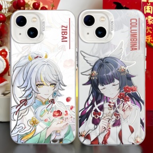原神手机壳新年少女芙宁娜兹白桑多涅仆人适用苹果17iPhone16磁吸彩银小米15华为m70红米k80一加ace5Iqoo13