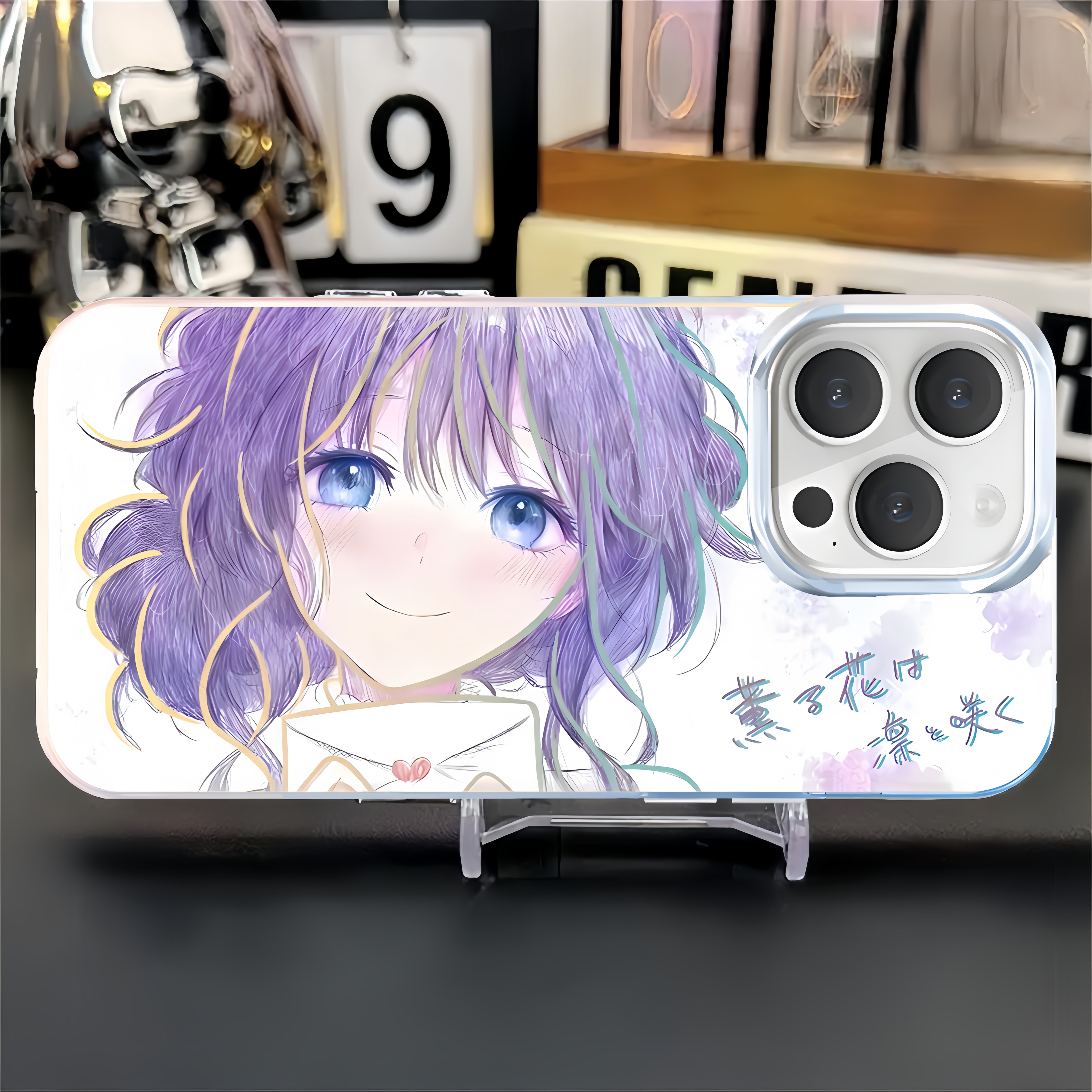 二次元手机壳和栗薰子适用iphone17苹果16极光金小米15薰香花朵凛然绽放红米k80至尊华为m70iQOO13一加ace5