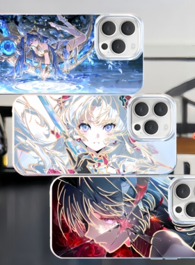 二次元手机壳鸣潮尤诺珂莱塔弗洛洛千咲椿适用苹果17极光金iphone16小米17华为mate70红米k80iqoo13一加ace5