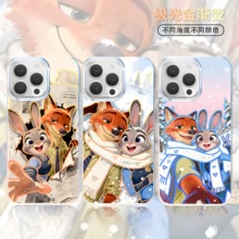 朱迪尼克手机壳适用苹果17动漫iphone16小米17疯狂动物城2红米k80至尊版华为m70vivox300iqoo15一加15保护套