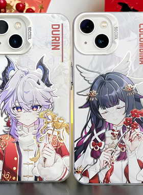 原神手机壳新年少女芙宁娜兹白茜特菈莉仆人适用苹果17iPhone16磁吸彩银小米15华为m70红米k80一加ace5Iqoo13