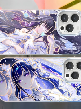 原神手机壳横版少女哥伦比娅雷电将军芙宁娜适用苹果16极光金iphone15小米14红米k80华为m70iqoo13一加ace5