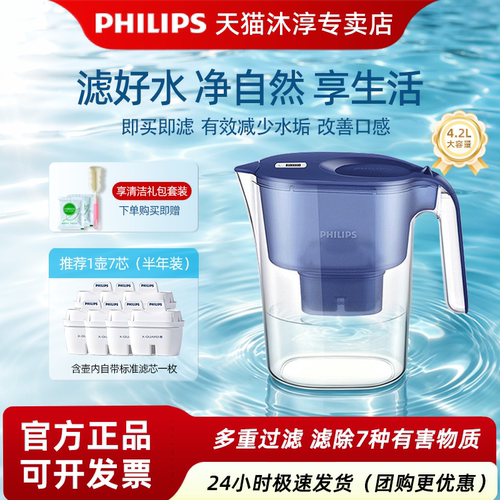 飞利浦碧然德通用滤水壶去水垢