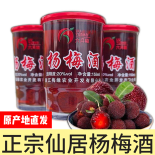 六月梅杨梅酒口杯酒冰杨梅酒20度微醺低度果味果酒小瓶酒梅子酒