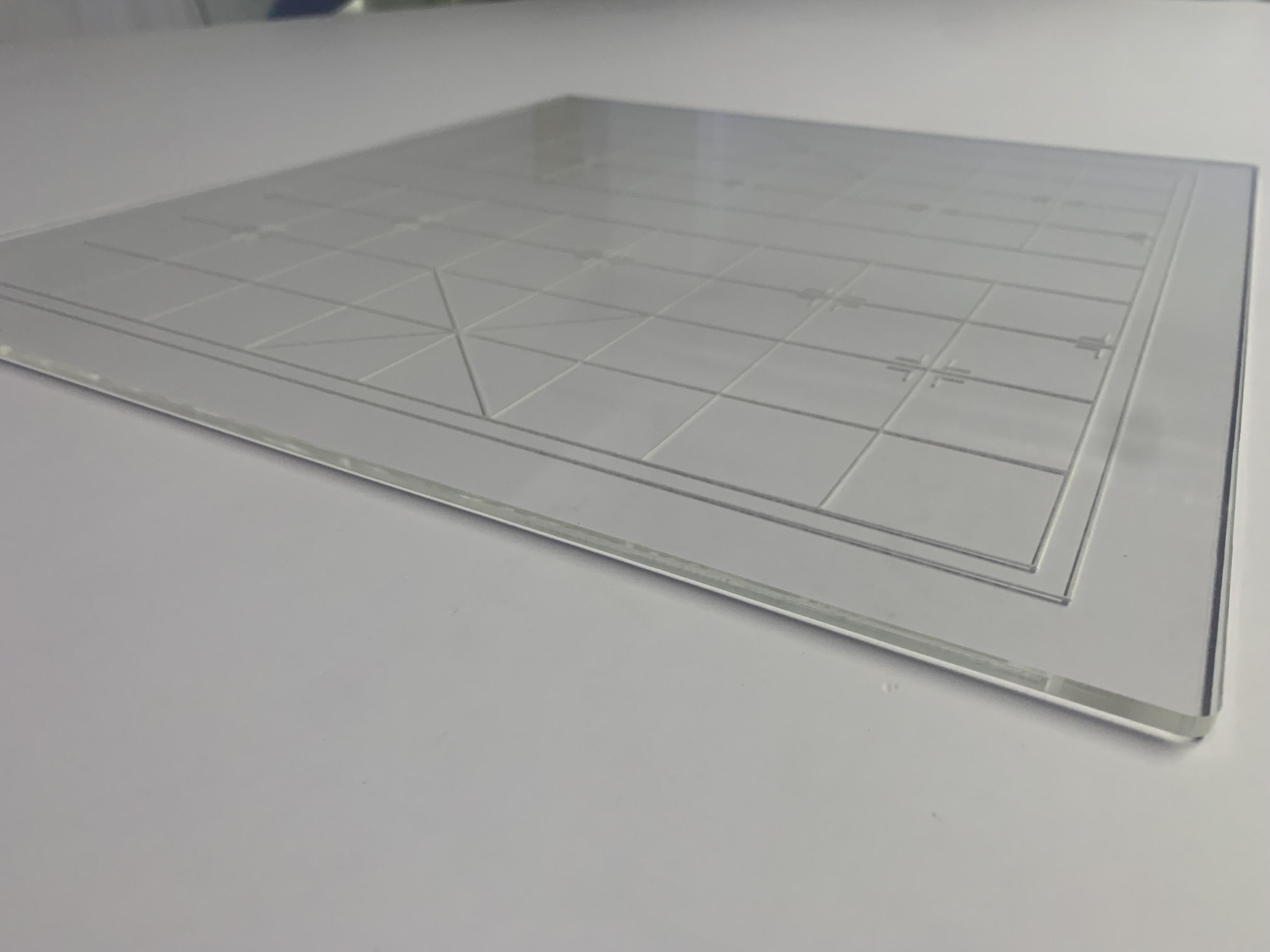 亚克力雕刻水晶中国象棋棋盘豪华立体高级高透明少年成人专用礼品