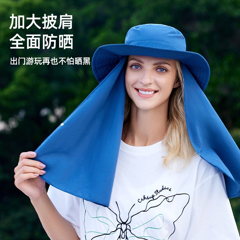 防晒帽男遮阳渔夫防晒凉帽太阳户外钓鱼折叠骑车防晒面罩遮脸帽女,服饰配件/皮带/帽子/围巾,帽子,淘宝优惠券,粉丝福利购,淘宝优惠卷