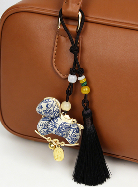 小马包挂自制材料包吊坠中式非遗织锦车挂新年礼物流苏手工DIY