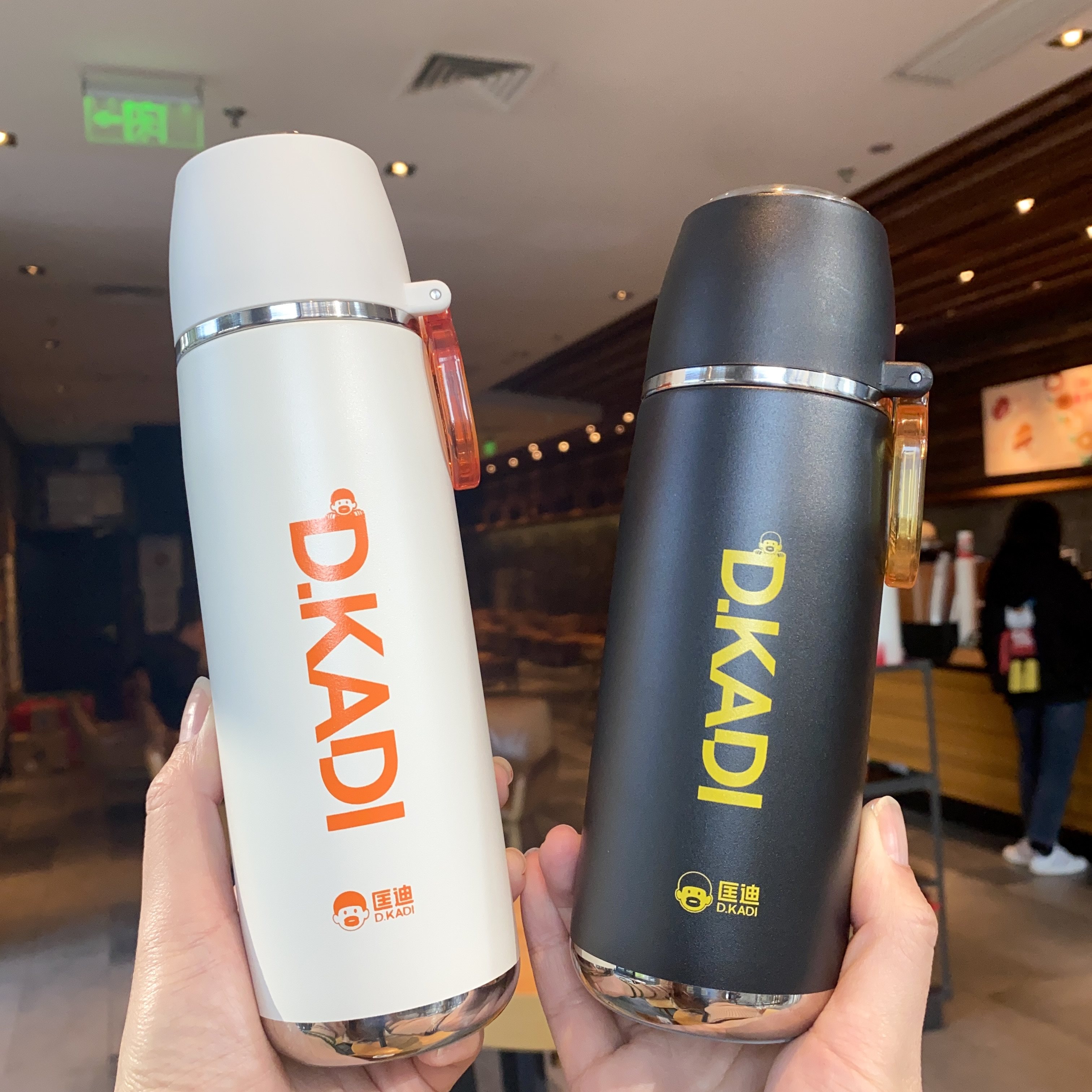 匡迪保温杯男女士高颜值学生大容量便携带杯盖喝水304不锈钢杯子,餐饮具,保冷/保温杯,淘宝优惠券,粉丝福利购,淘宝优惠卷