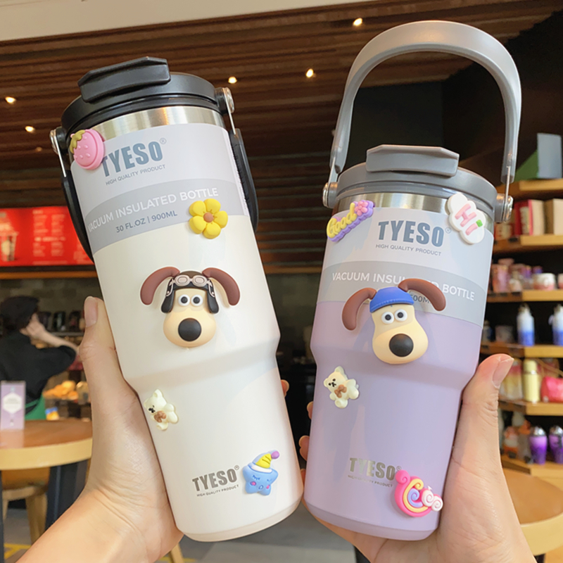 泰硕双饮304不锈钢保温保冷