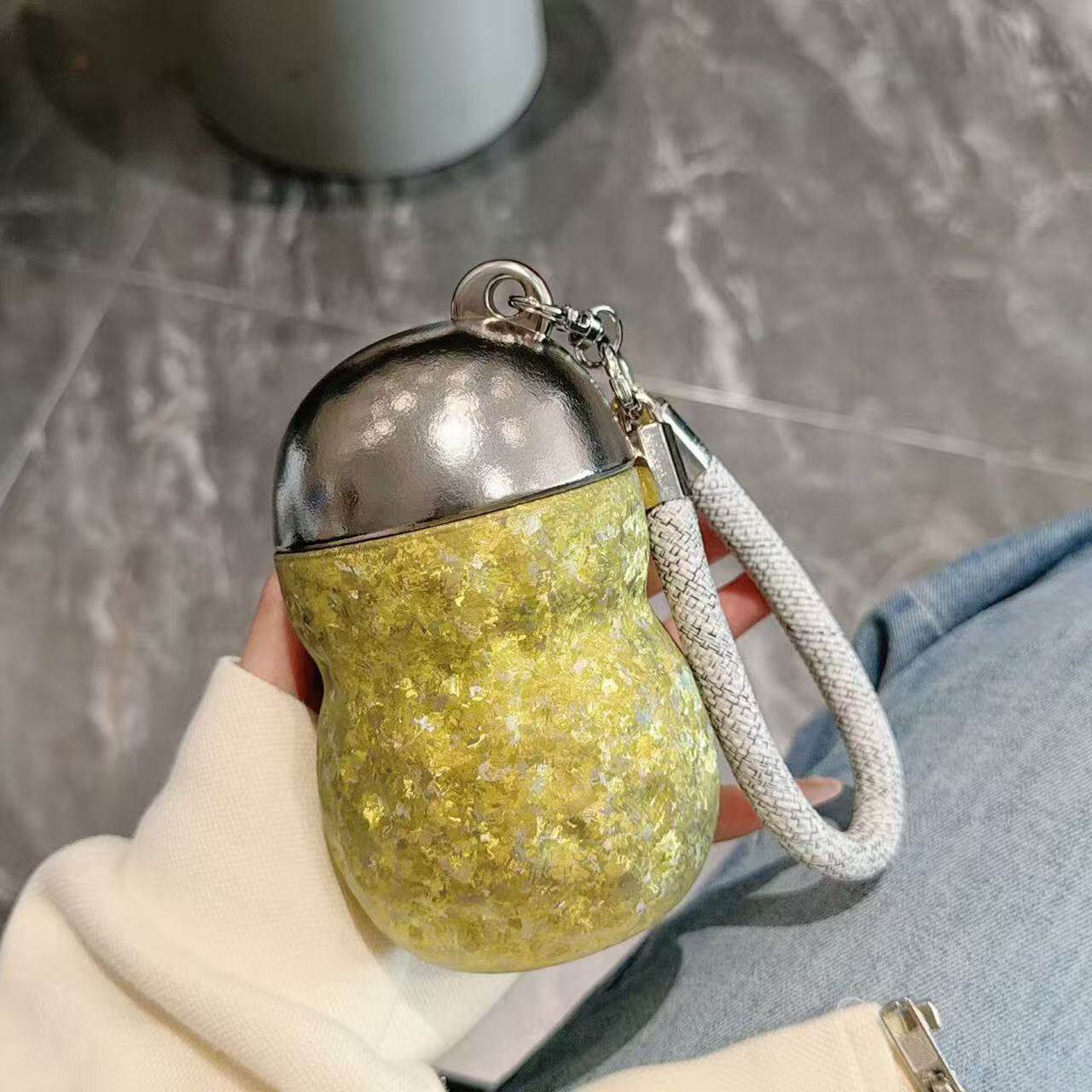 好事花生纯钛口袋保温杯